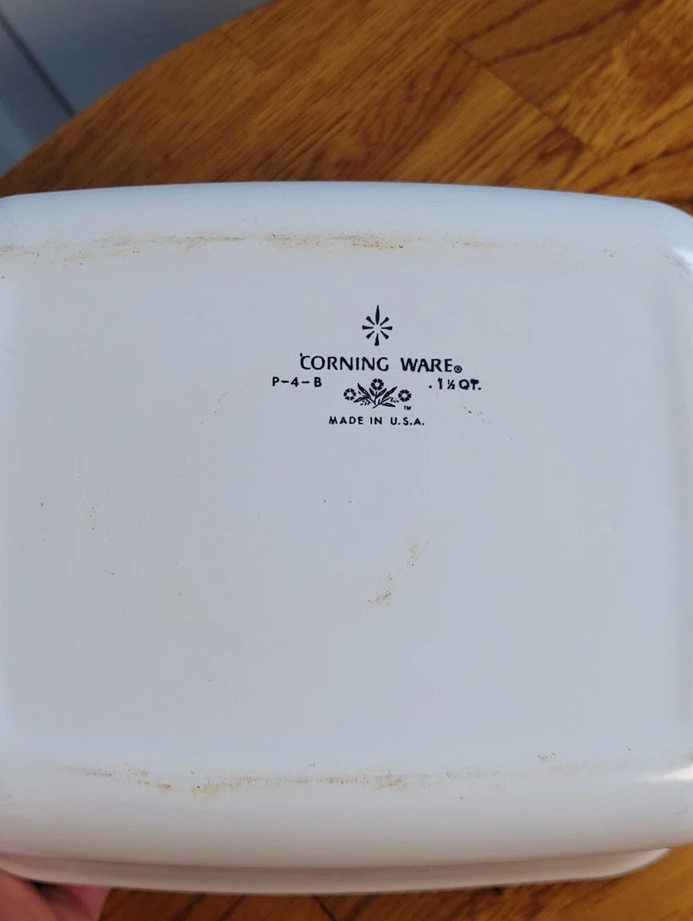Corningware 1.5 Qt Blue Cornflower Casserole Dish